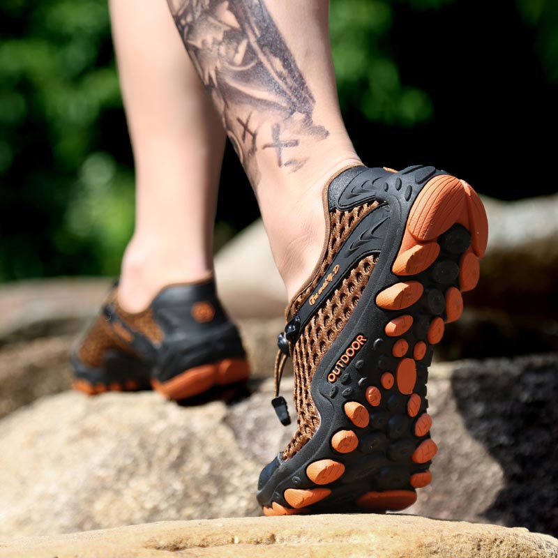 Japanese Monk Lifestyle - trekking mountain mens sports shoes basket