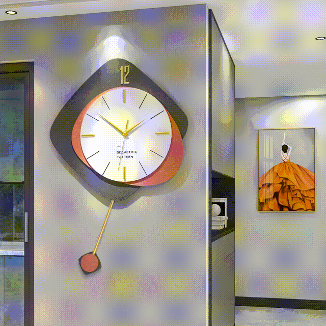 Japanese Luxury Lifestyle - Japanese Light Luxury Clock Wall Modern