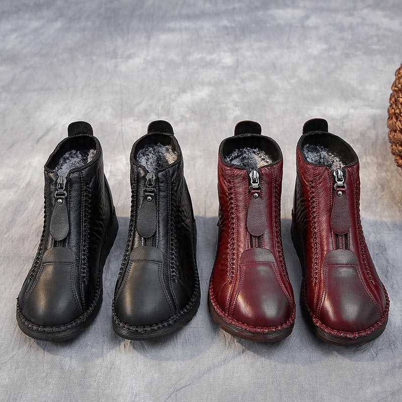 Japanese Monk Lifestyle - high cut pu leather sneakers women