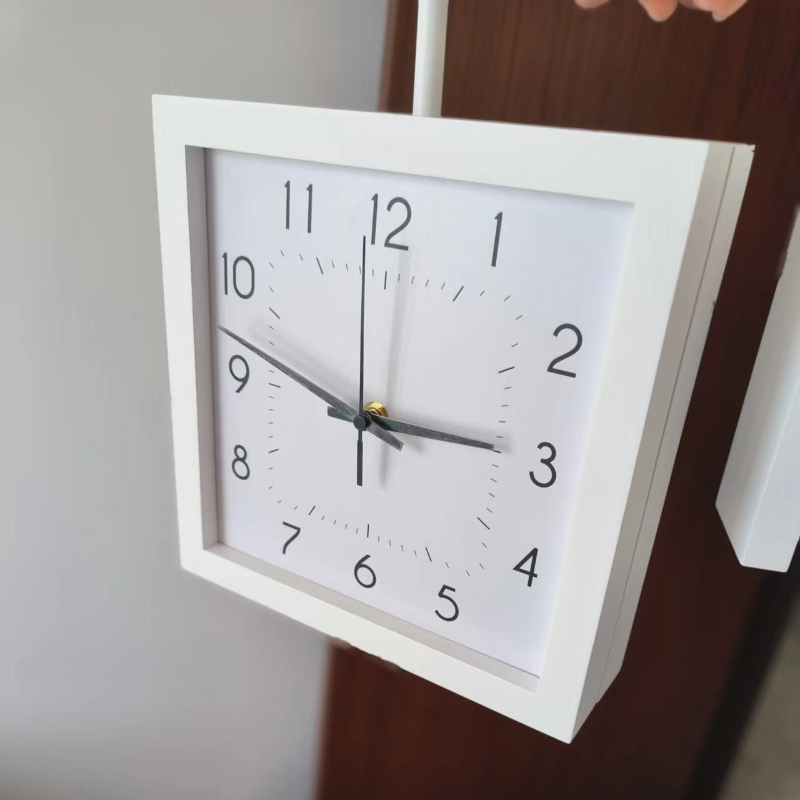 Wooden Double Sided Wall Clock - огляд і ціна Japanese Living Lifestyle