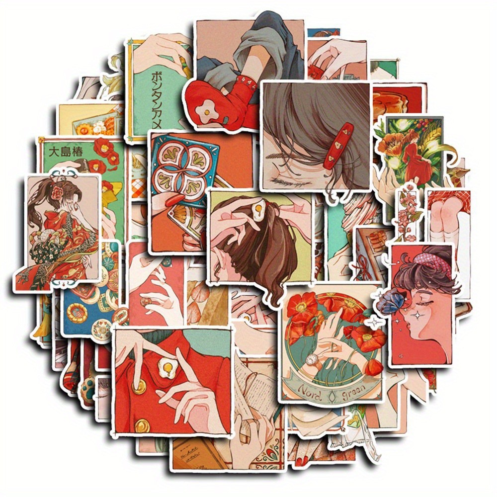 50Pcs Japanese Traditional Vin - огляд і ціна Japanese Lifestyle Anime