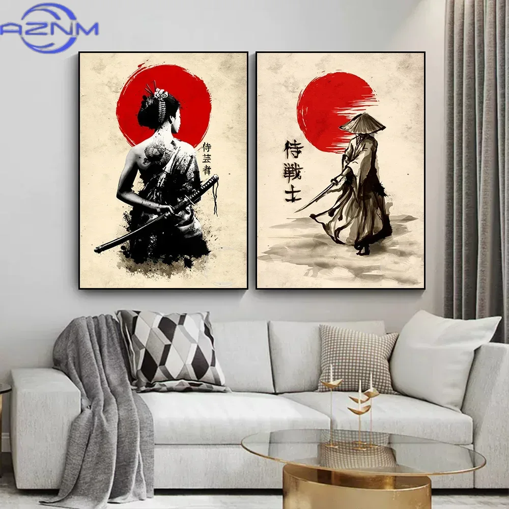 AZNM Canvas Painting Japanese  - огляд і ціна Japanese Living Lifestyle