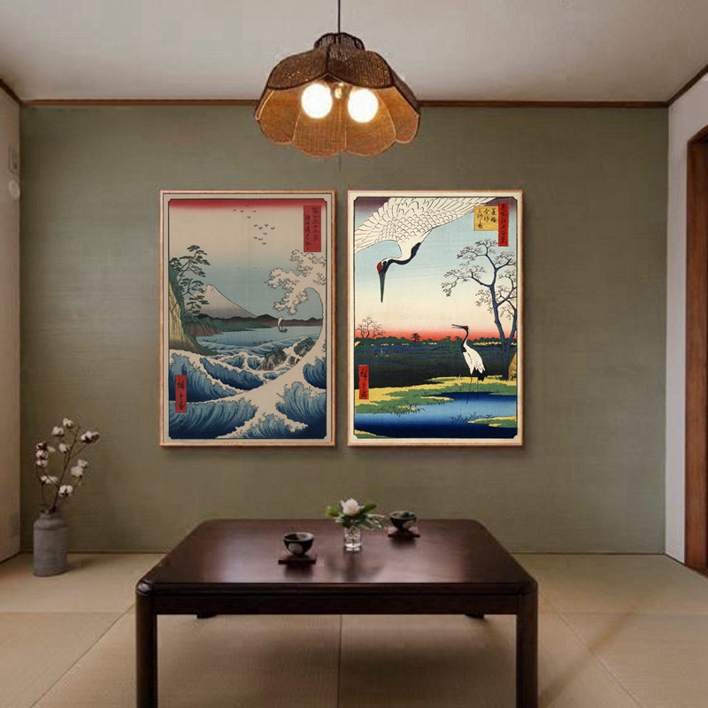 Japanese Prints Wall Art Canva - огляд і ціна Japanese Living Lifestyle