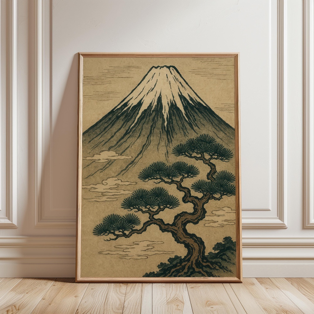 Mount Fuji Japanese Landscape  - огляд і ціна Japanese Zen Lifestyle