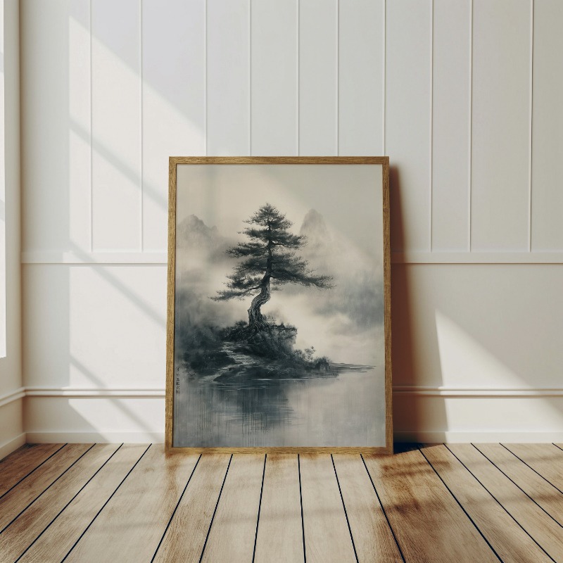 Japanese Ink Style Zen Bonzai  - огляд і ціна Japanese Zen Lifestyle
