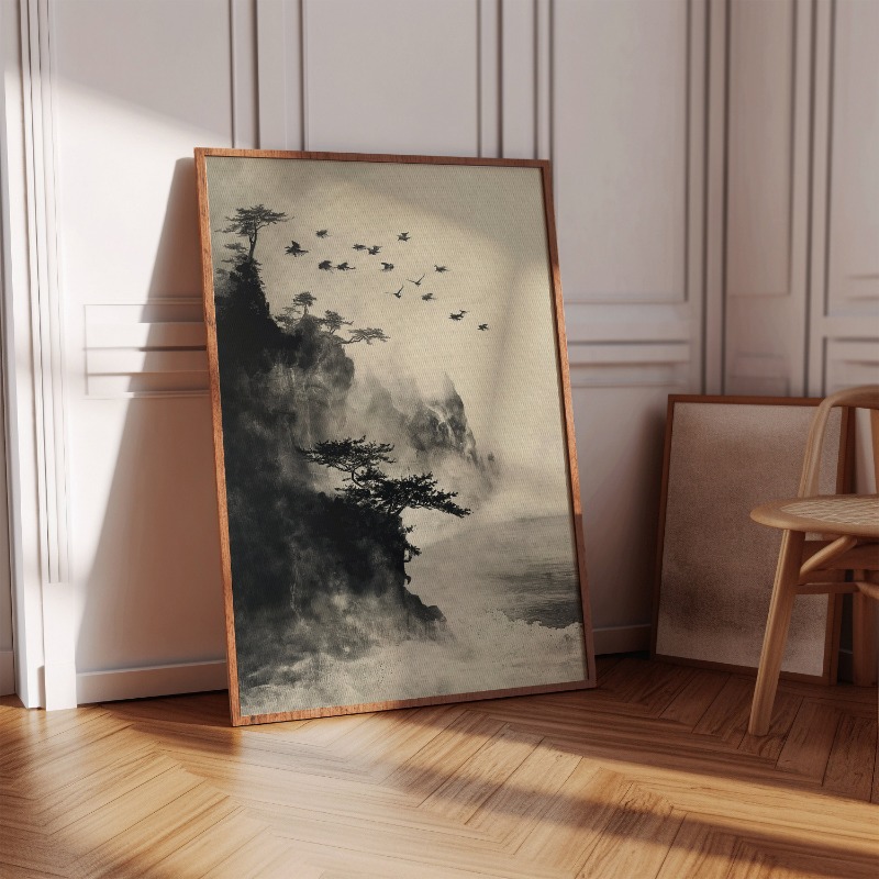 Japanese Ink Style Zen Bonzai  - огляд і ціна Japanese Zen Lifestyle